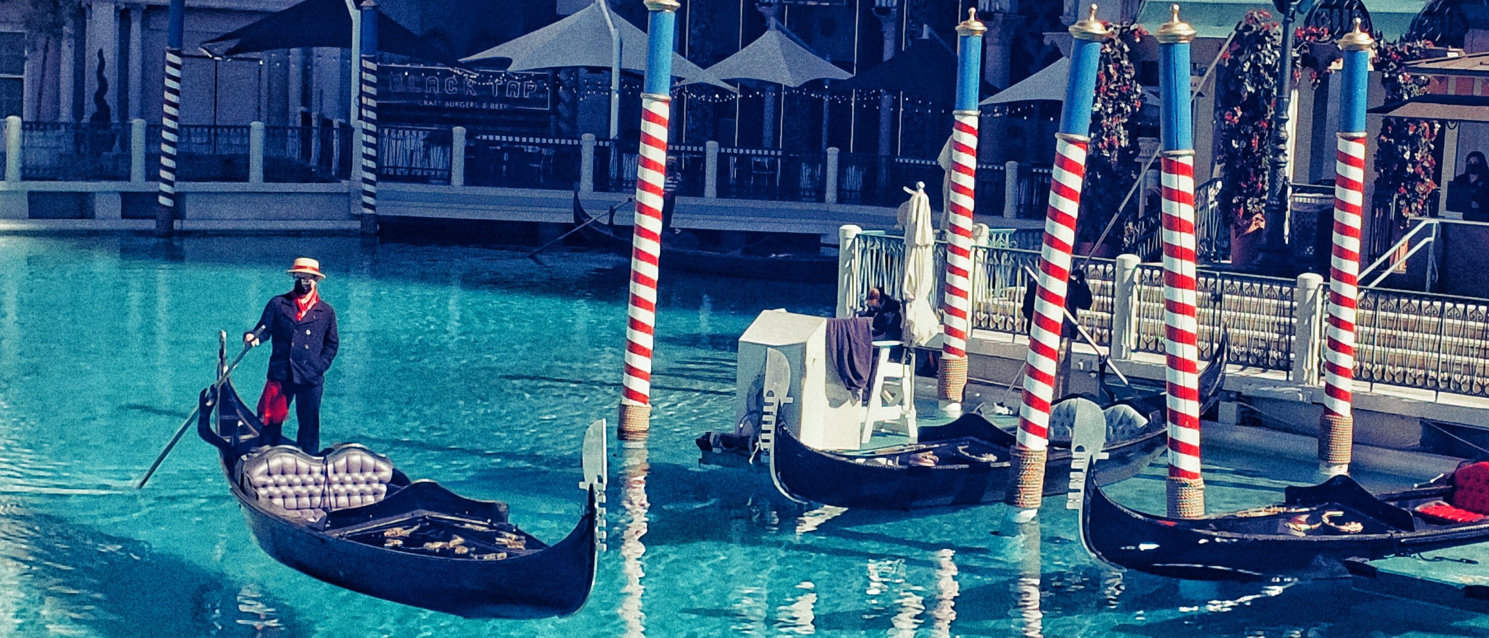 Gondolas at the Venetian Las Vegas